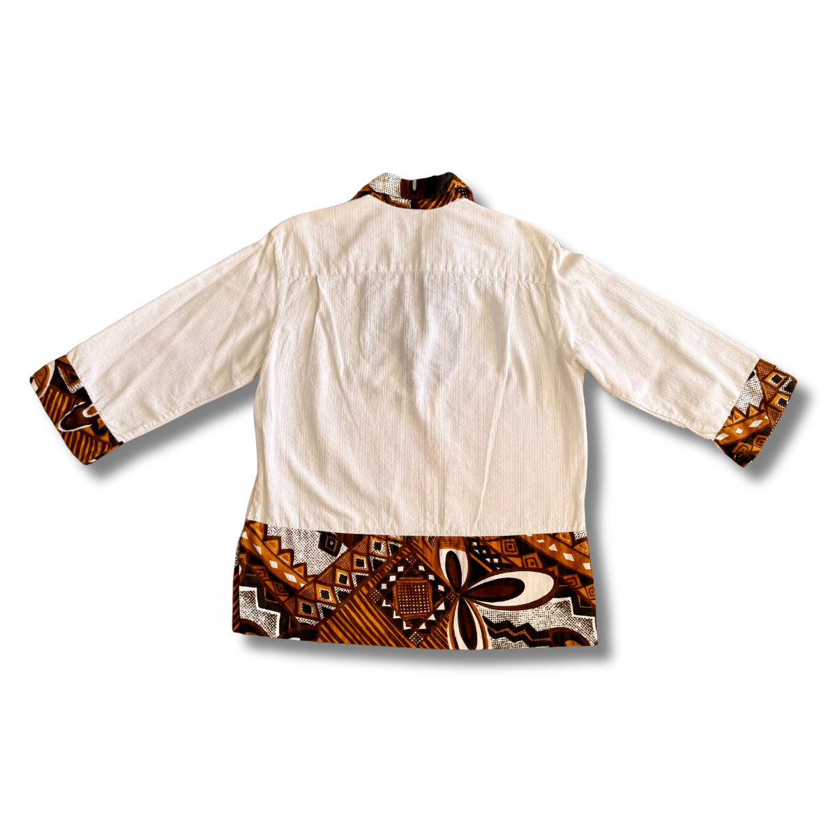 Malahini Hawaii 1960s Pullover Cotton Hawaiian Shirt