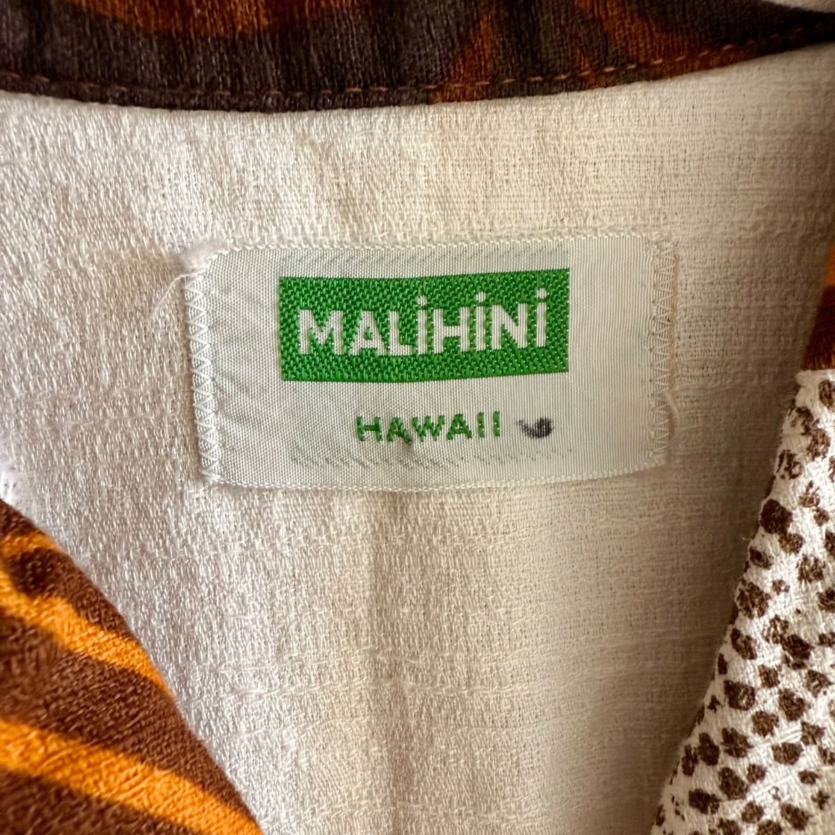 Malahini Hawaii 1960s Pullover Cotton Hawaiian Shirt