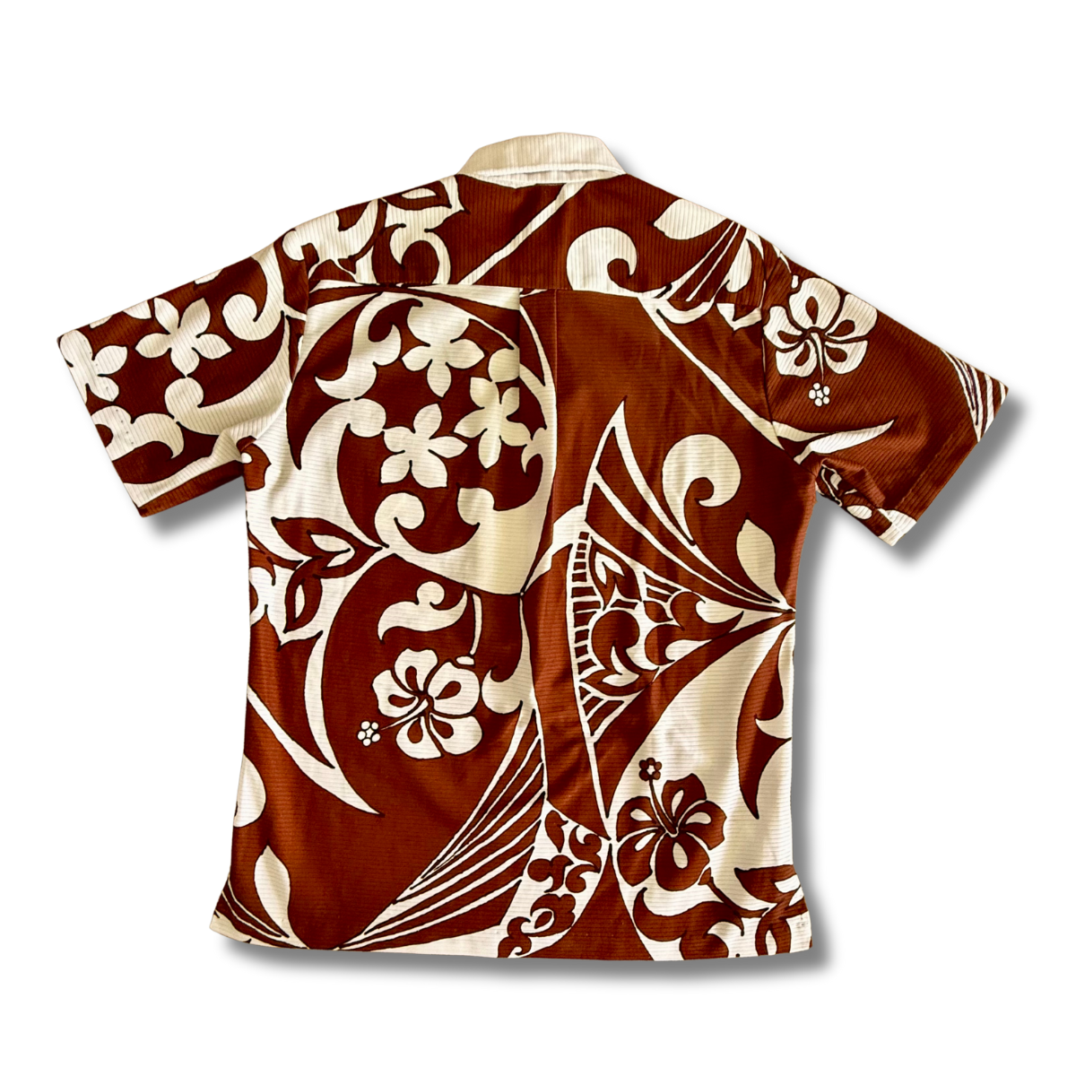 Retro Knit Rare Sears Hawaiian Fashions Aloha Shirt