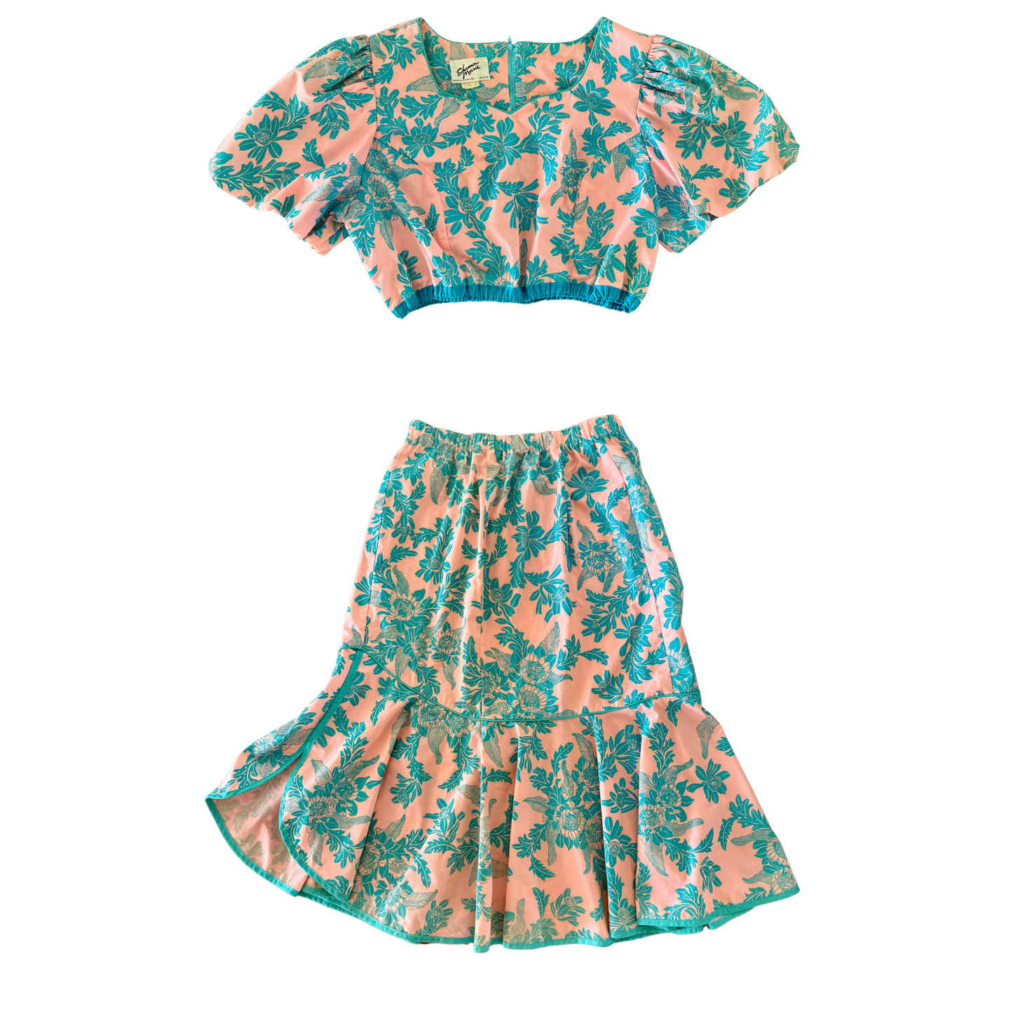Custom Retro Women's 2 Piece Vintage Hawaiian Set