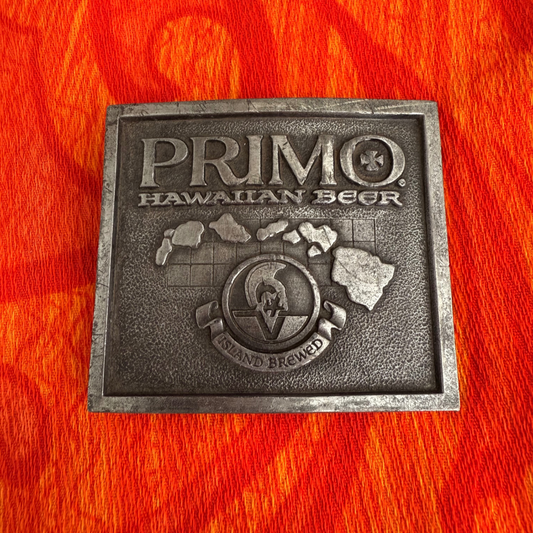 Primo Hawaiian Beer 1975 Belt Buckle