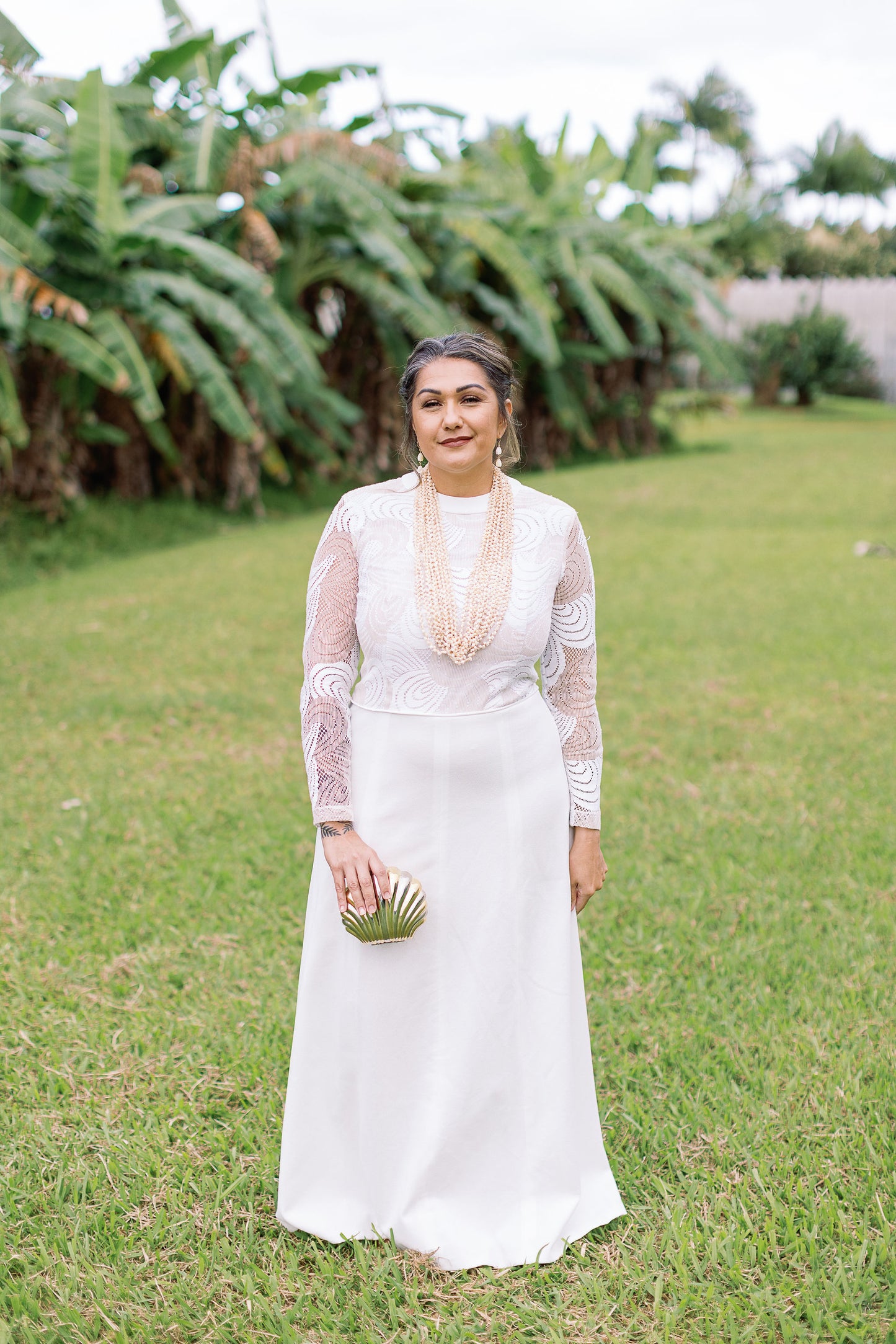 White Lace Gown by Malia