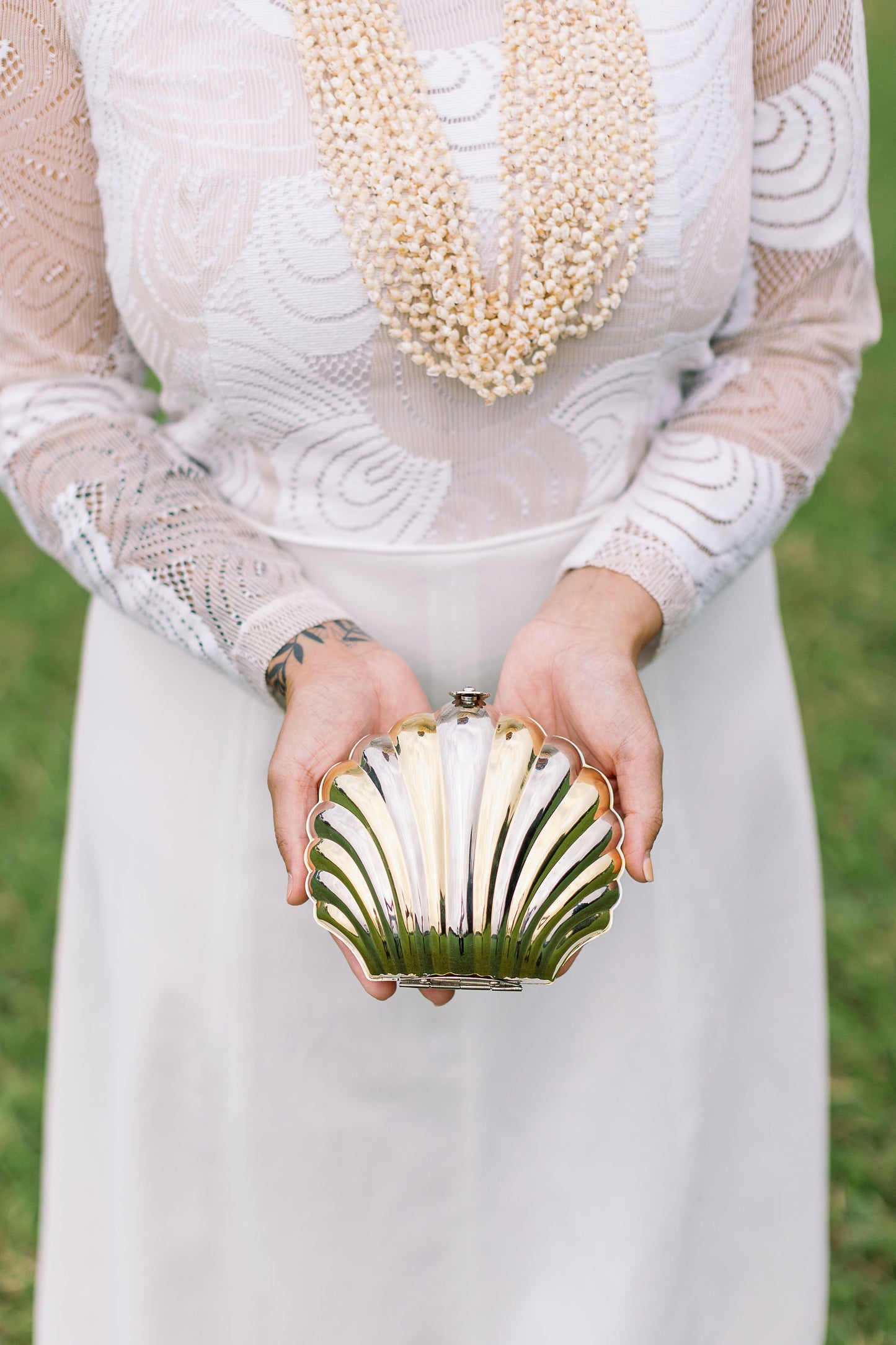 White Lace Gown by Malia