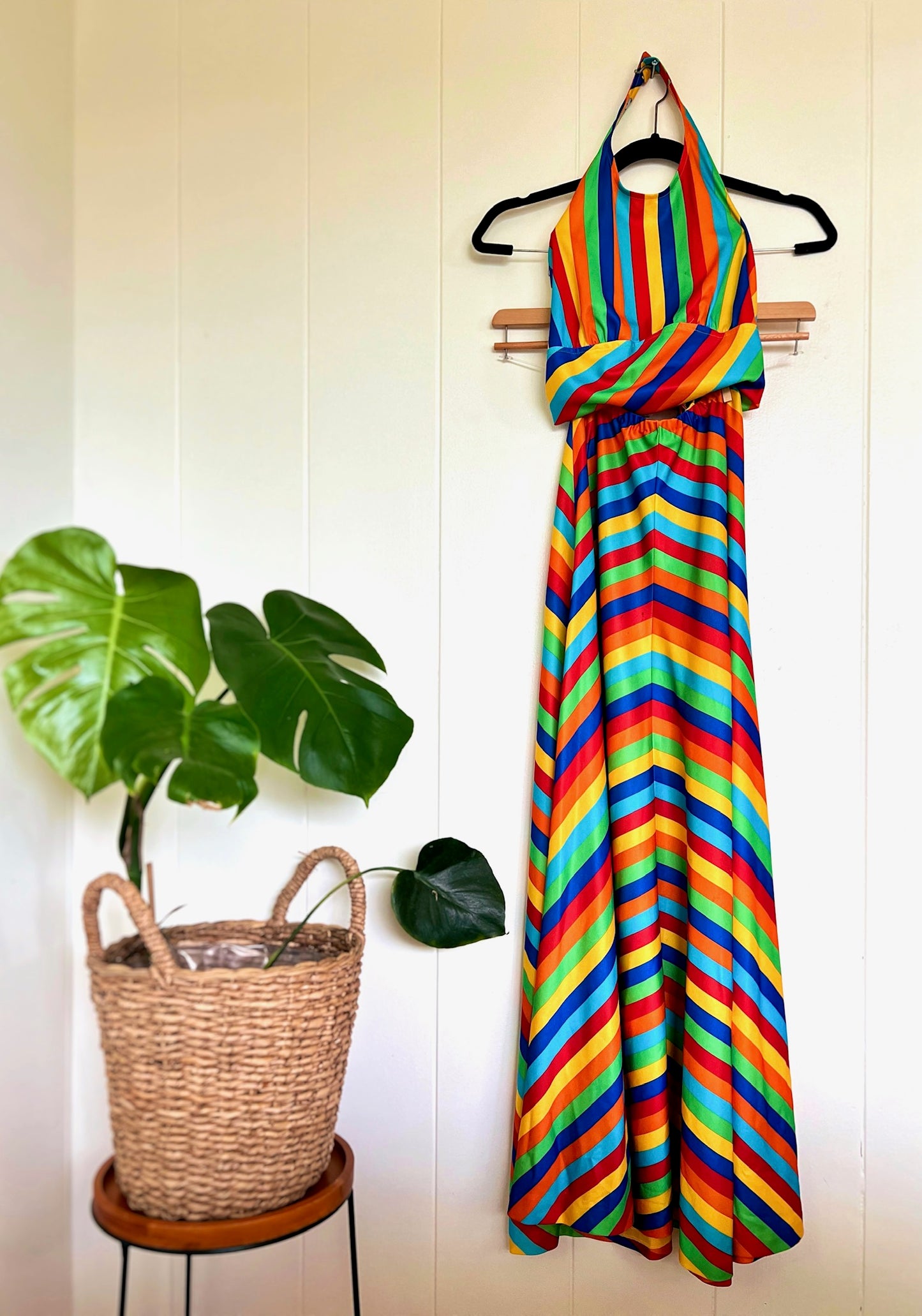 Vtg Rainbow Magic 2pc Skirt Set