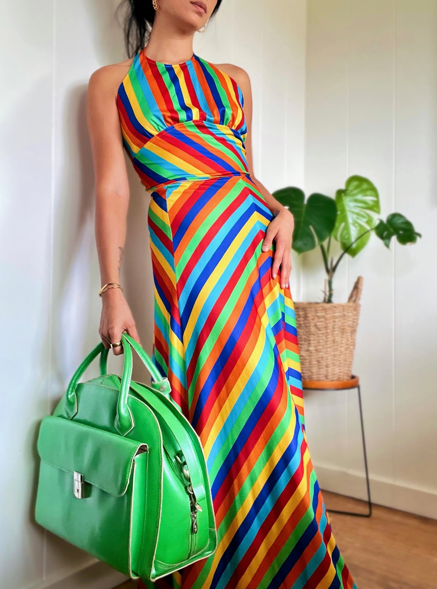 Vtg Rainbow Magic 2pc Skirt Set